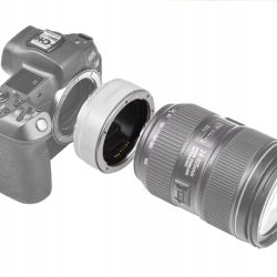 Adapter bagnetowy Canon EF-RF Canon EF / Canon RF Przejściówka RP Biały
