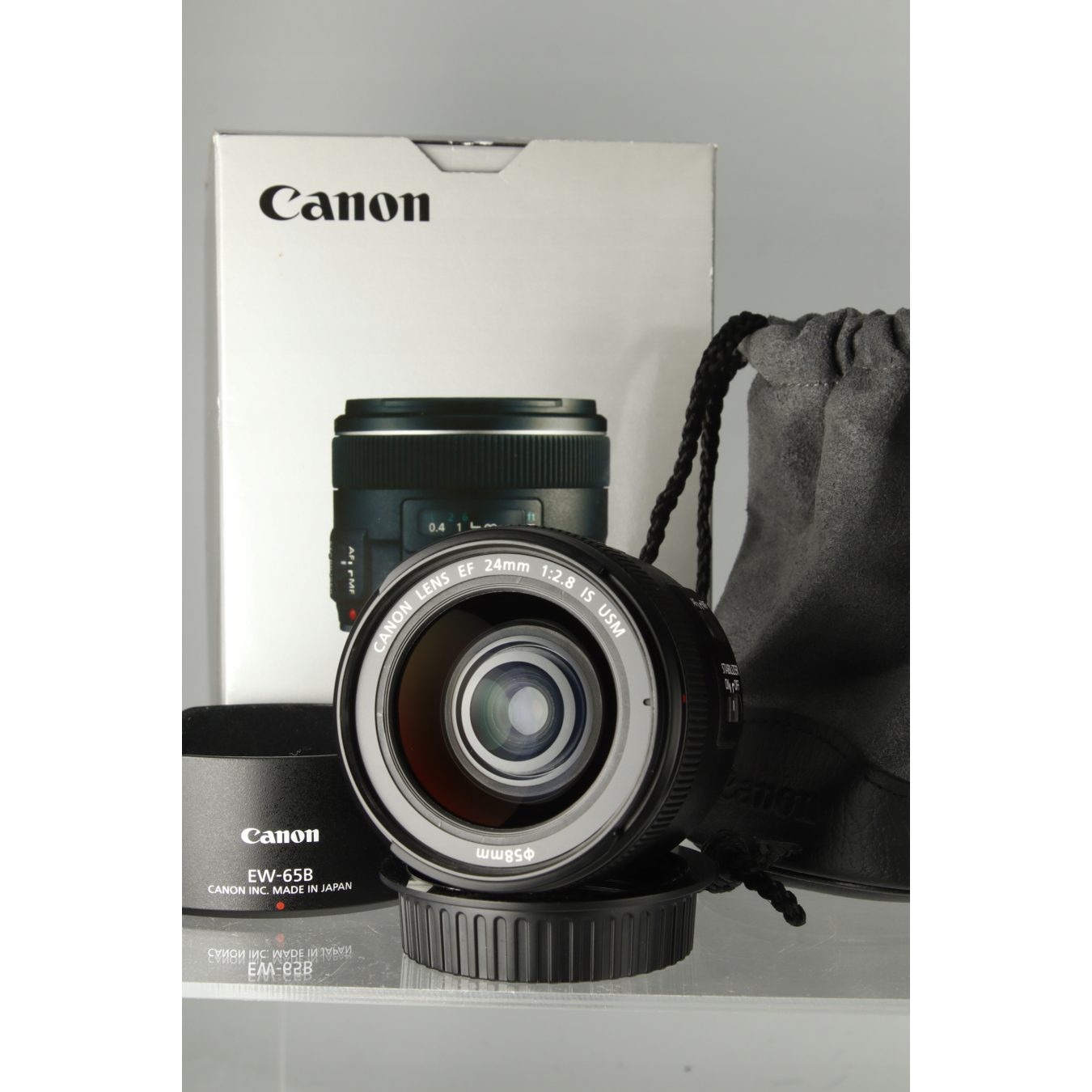 EF 24mm 2.8 IS Canon +filtr 23%VAT Gwar