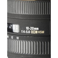 AF-S 10-20mm f4-5.6 Sigma HSM do Nikon F DX +pokrowiec Gwar