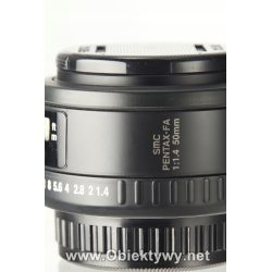 50mm 1.4 Pentax K FA DA 23%VAT Gwarancja