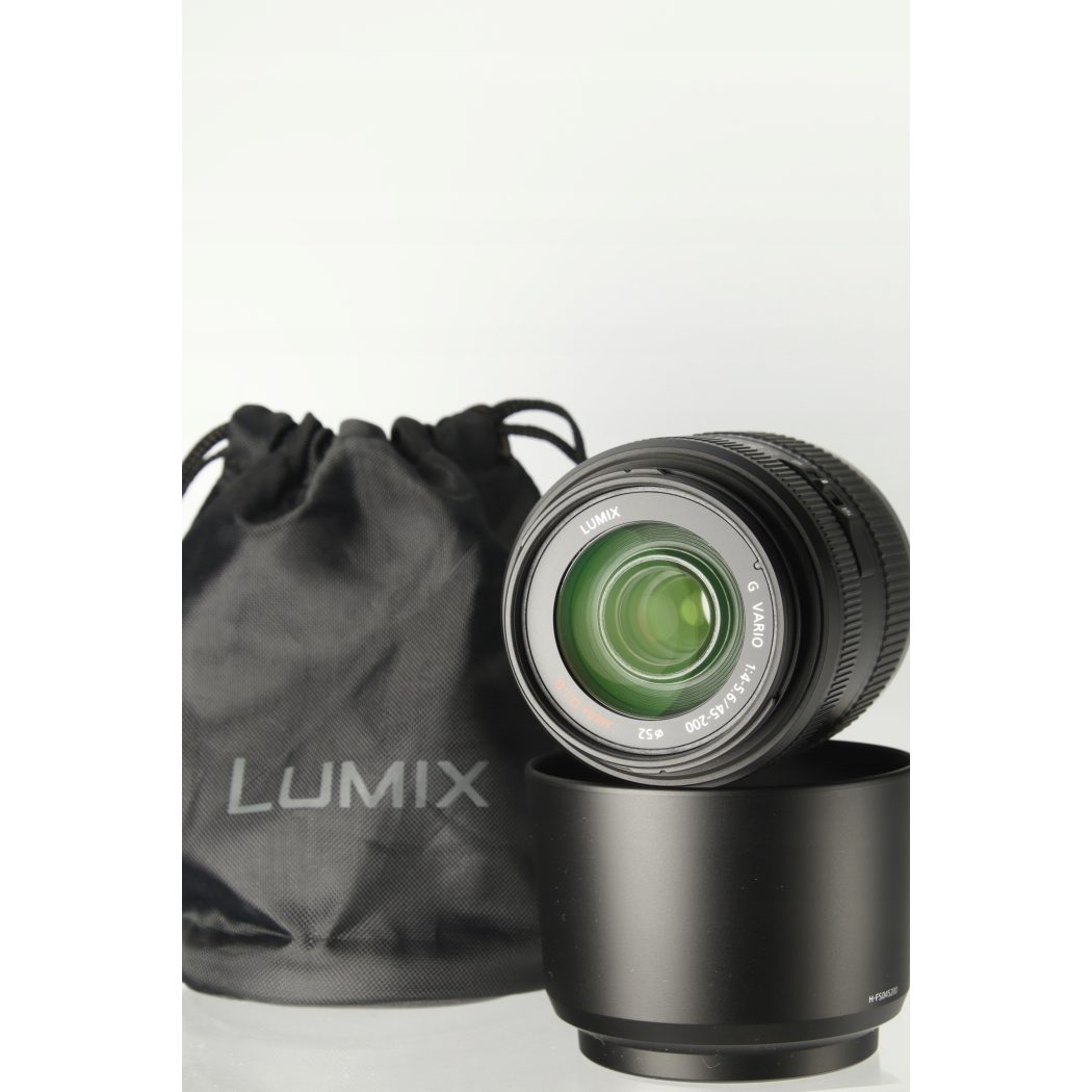 45-200mm f4-5.6 OIS Panasonic Lumix G Vario mikro 4/3 23%VAT Gwar