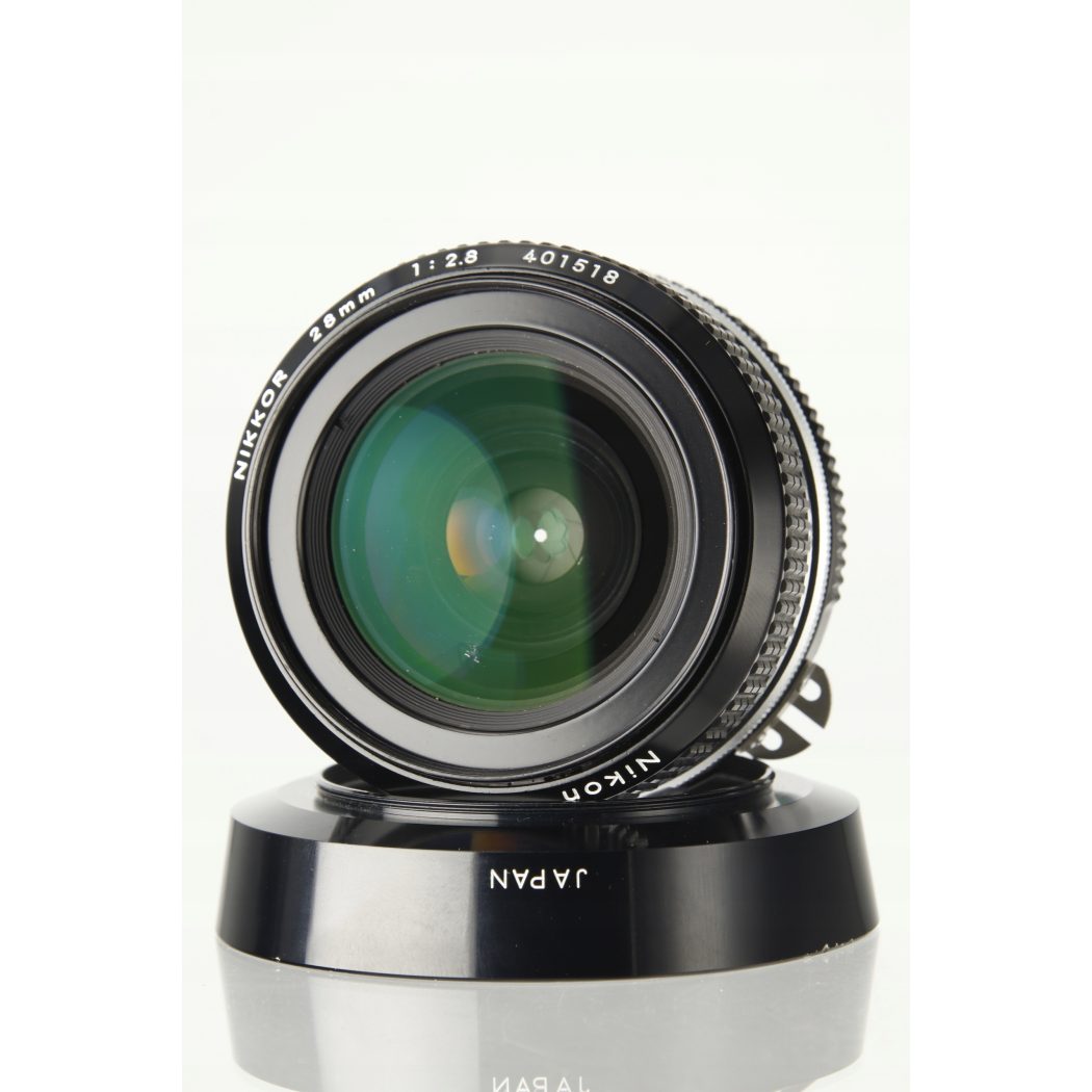 28mm f2.8 Ai manual Nikkor Nikon F FX 23%vat Gwarancja